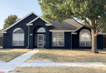 Spray-Net Dallas East Brick Stain Exterior Paint Iron Ore After