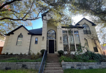 Spray-Net Dallas East Brick Stain Exterior Paint Sandstone After