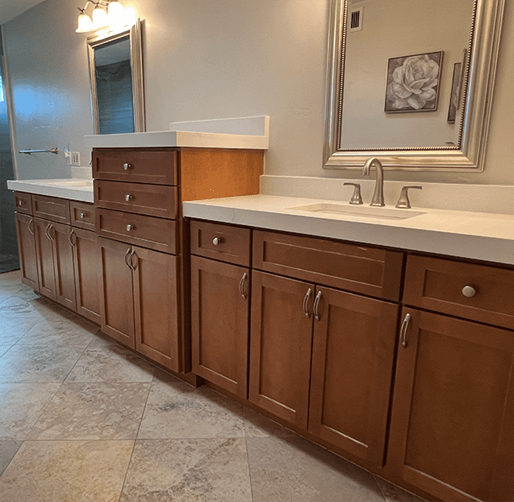 Bathroom Cabinet Painting and Refinishing Services | Spray-Net