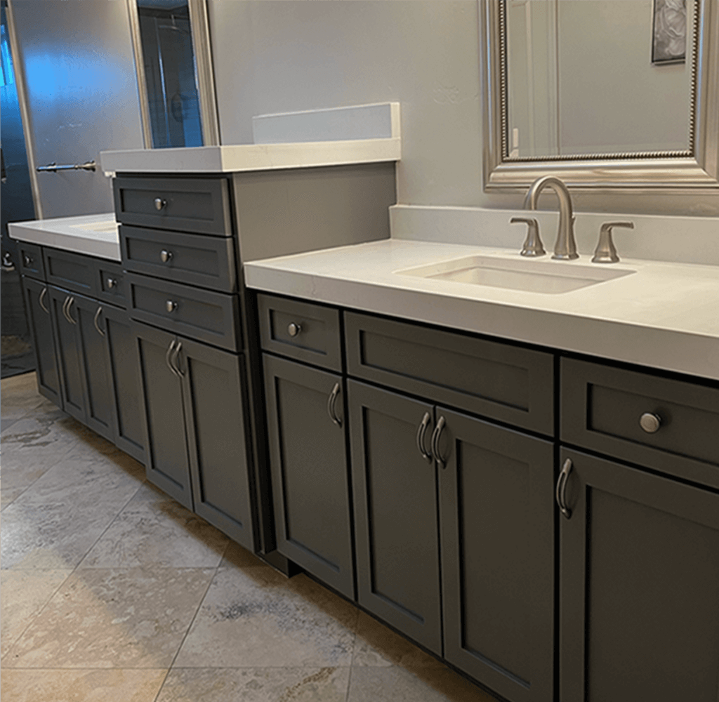 Bathroom Cabinet Painting and Refinishing Services | Spray-Net