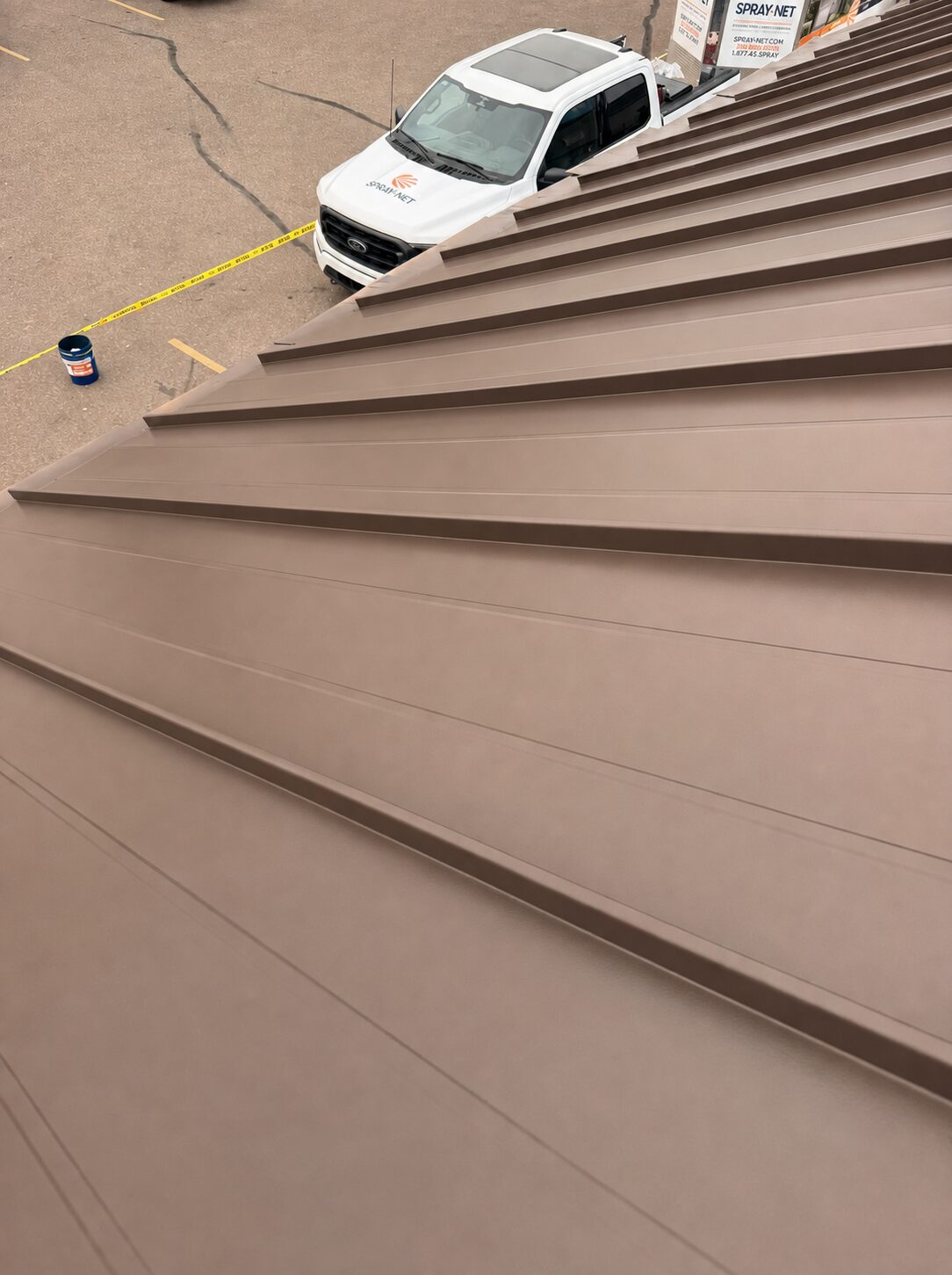 Standing seam metal roof